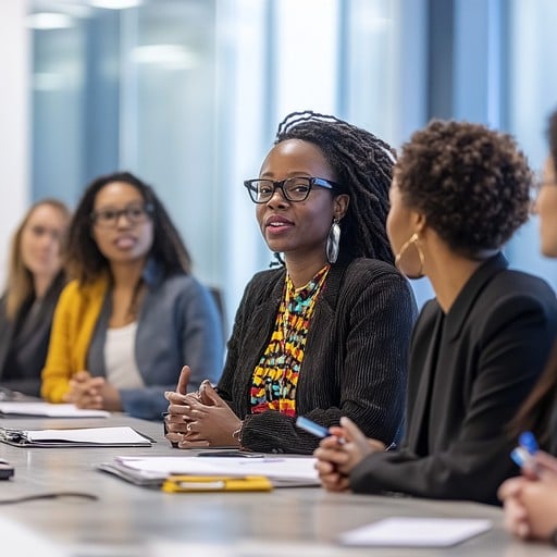 professional business meeting stockcake